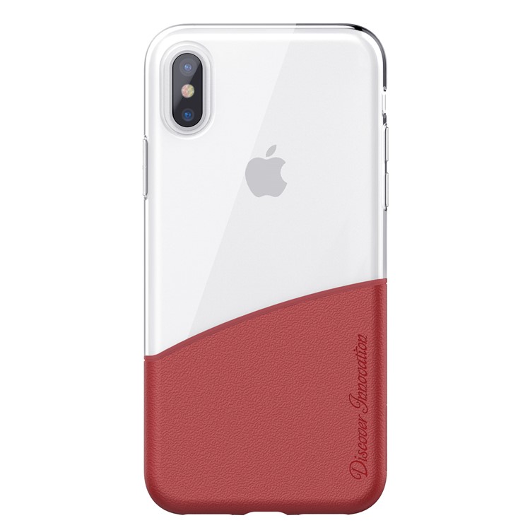 

NILLKIN Half PC Half TPU Combo Protective Cover for iPhone X/XS 5.8 - Red, iPhone Xs
