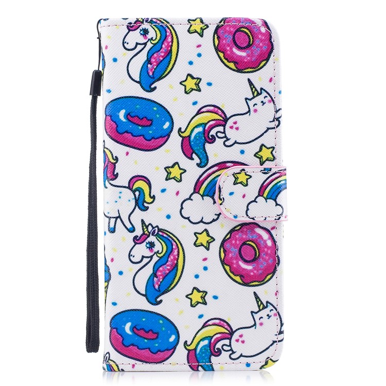 

Pattern Painting Cross Texture Leather Wallet Stand Cell Phone Cover for iPhone 8 Plus / 7 Plus 5.5 inch - Unicorn Animals