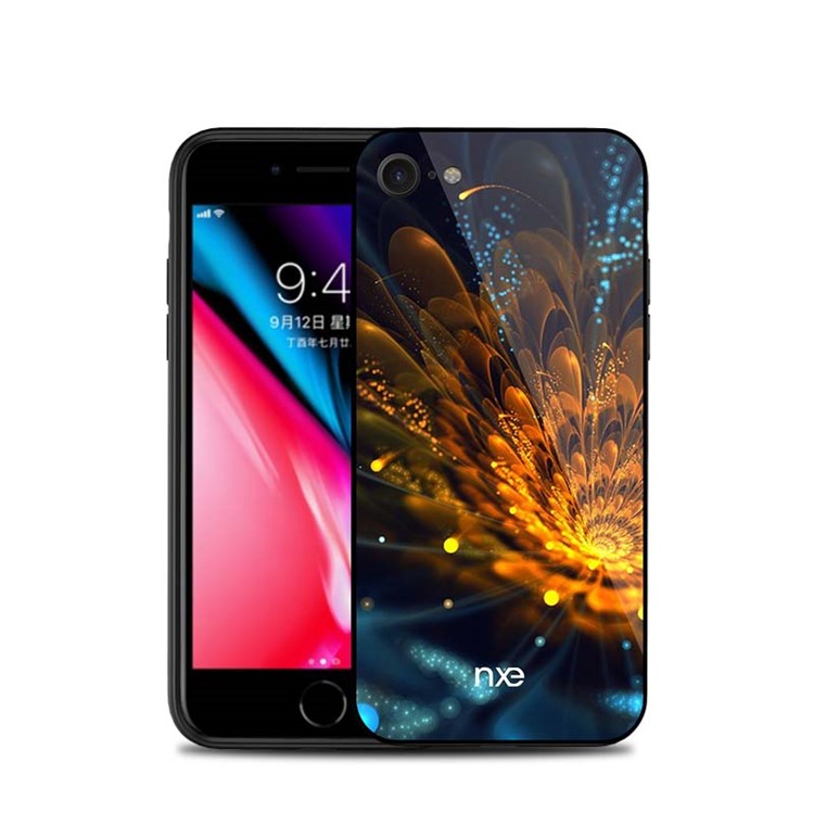 Модель nxe tpu для печати на стекле гибридная тонкая оболочка для iphone 8 / 7 - коричневый