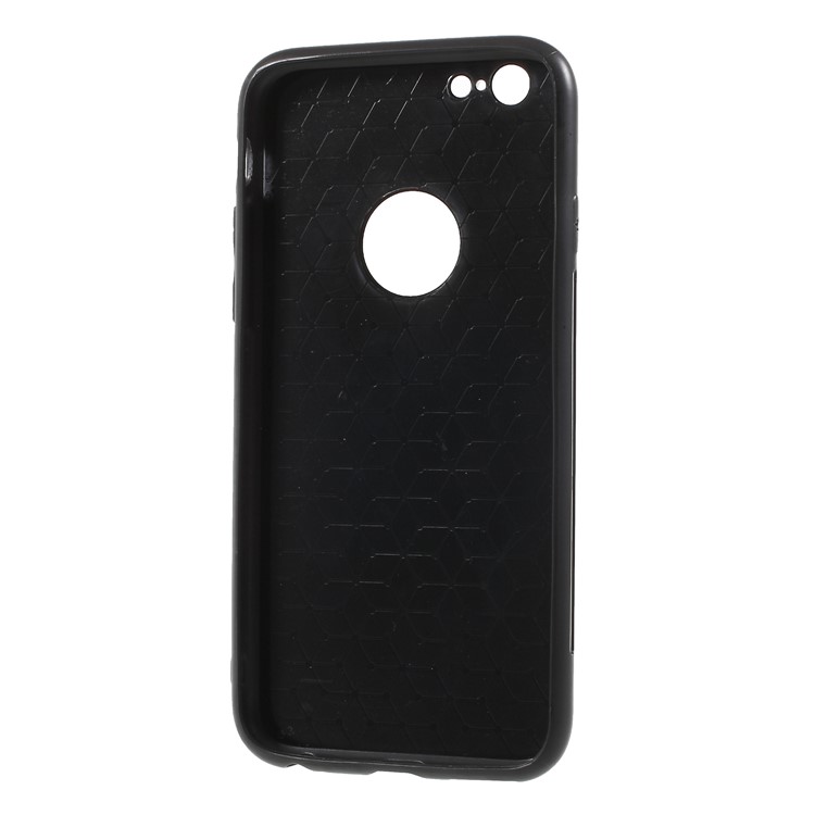 Acrylic Back + TPU Edges Hybrid Mobile Case for iPhone 6s/6 - Black-6