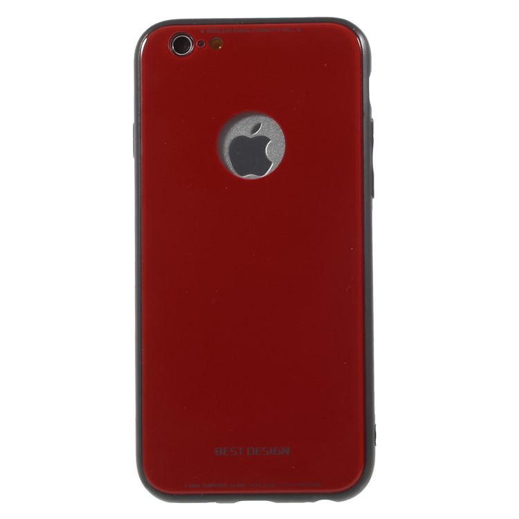 

Acrylic Back + TPU Edges Hybrid Back Cover for iPhone 6s/6 - Red