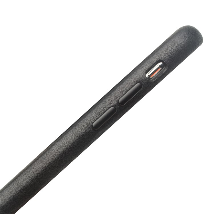 QIALINO Couro Genuíno Capa De Telefone Móvel Caso Para Iphone X / 10 - Preto-4