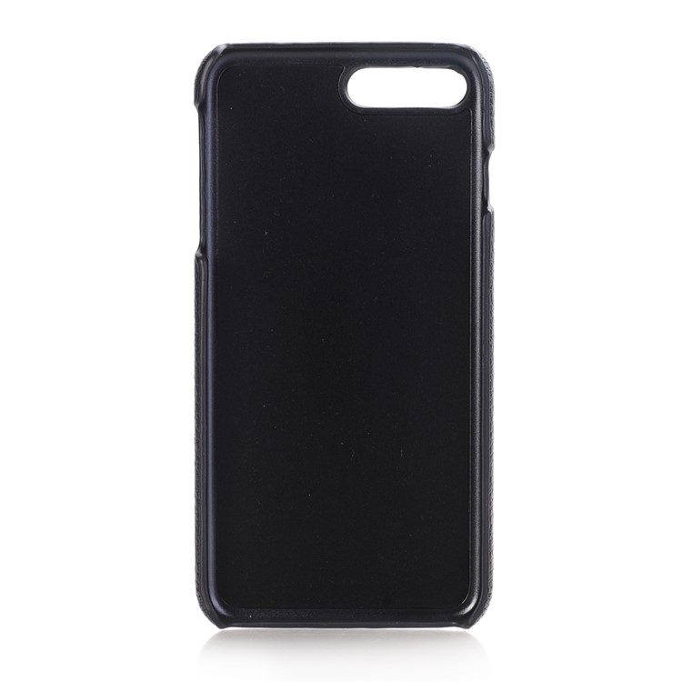 3D Star Pattern Metal Rivet Leather Coated Hard PC Case for iPhone 8 Plus / 7 Plus - Black-2