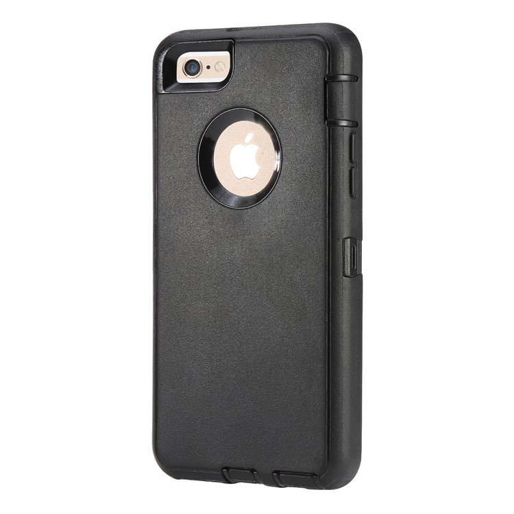 Shockproof Drop-proof Dust-proof Plastic + TPU Combo Cover for iPhone 6s/6 - Black-4