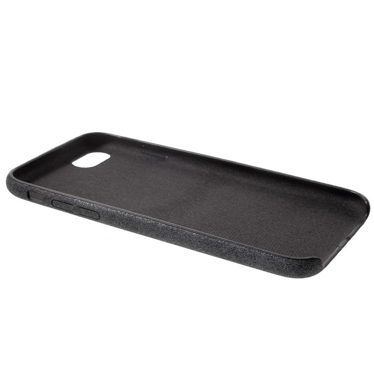 Vintage Style Leather Coated PC Mobile Cover for iPhone 8/7 - Grey-4