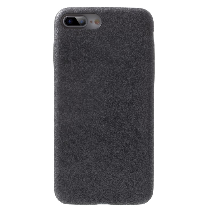 Leather Coated PC Back Case for iPhone 7 Plus / 8 Plus 5.5 inch - Grey-2
