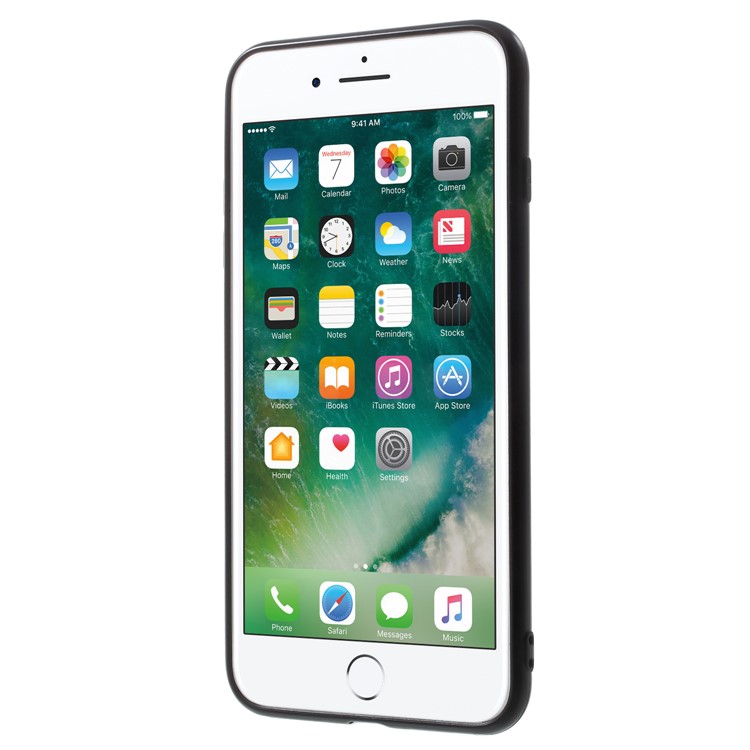 Pattern Printing TPU Gel Case for iPhone 8 Plus / 7 Plus with Lanyard - Do Not Touch My Phone-4