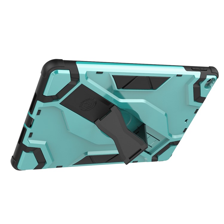 Hard PC + Soft TPU Hybrid Case with Kickstand for iPad 9.7-inch (2017) - Green-8