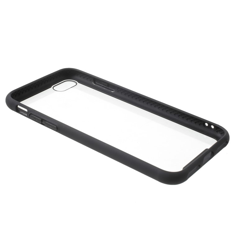 ROAR KOREA Tempered Glass + Drop-proof TPU Hybrid Back Case for iPhone 8/7 - Black-7