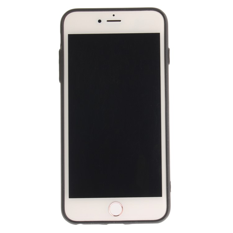PU Leather Coated TPU Kickstand Card Holder Case for iPhone 8 Plus/7 Plus/6s Plus/6 Plus 5.5 inch - Black-8