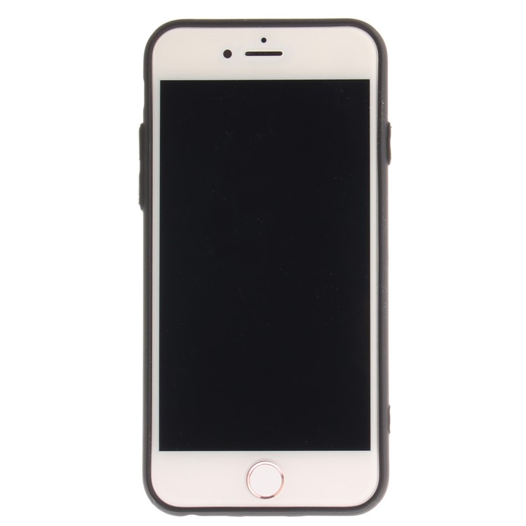 PU Leather Coated TPU Kickstand Card Holder Case for iPhone 8 /7 /6s/6 4.7 inch - Black-8