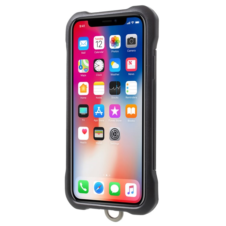 G-CASE Armor Series PC+Silicone Hybrid Phone Case with Kickstand for iPhone X/10 5.8 inch-2