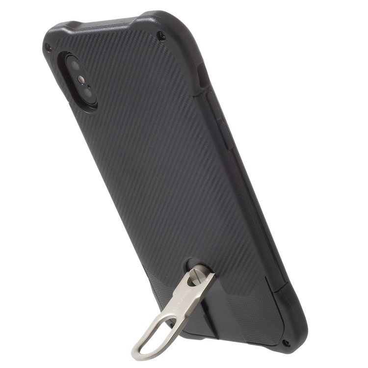 G-CASE Armor Series PC+Silicone Hybrid Phone Case with Kickstand for iPhone X/10 5.8 inch-5