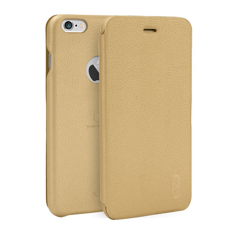 

LENUO Ledream Series Flip Leather Cover Protector for iPhone 6s 6 - Champagne, iPhone 6s