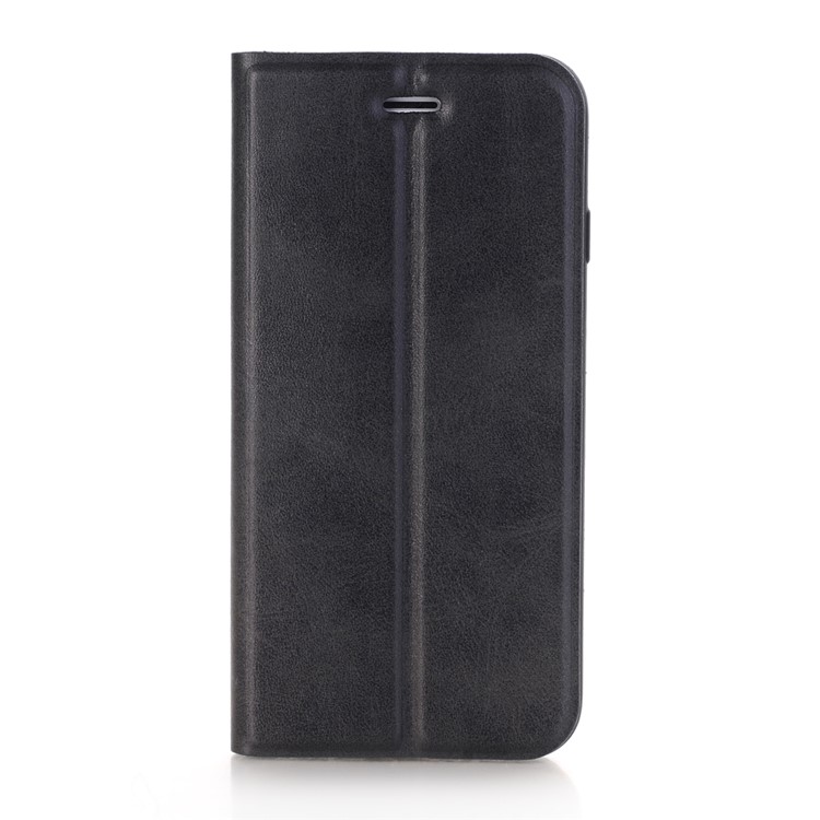 

Retro Style Leather Magnetic Stand Phone Case for iPhone 8 Plus / 7 Plus - Black