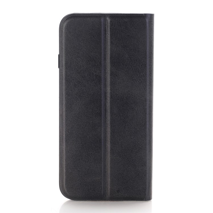 Retro Style Leather Stand Case for iPhone 8/7 - Black-2