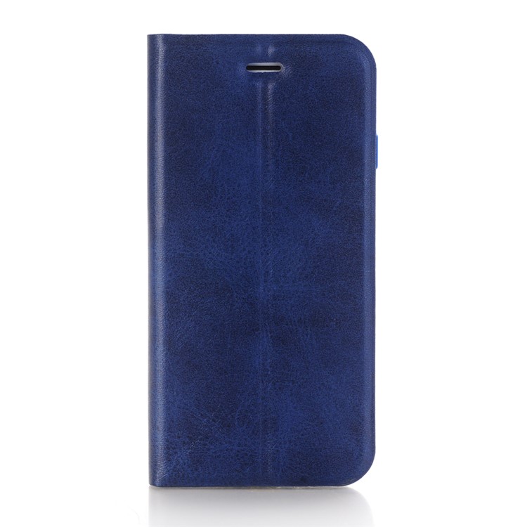 

Retro Style Leather Magnetic Stand Cell Phone Case for iPhone 6s / 6 - Blue