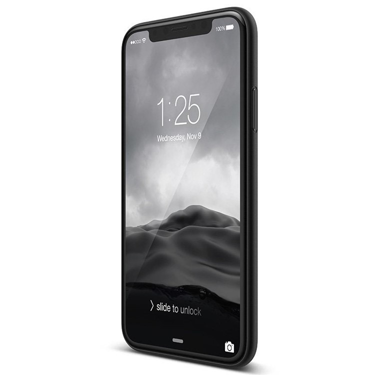 NXE Matte TPU Mobile Phone Protective Back Case for iPhone X/10 - Black-2