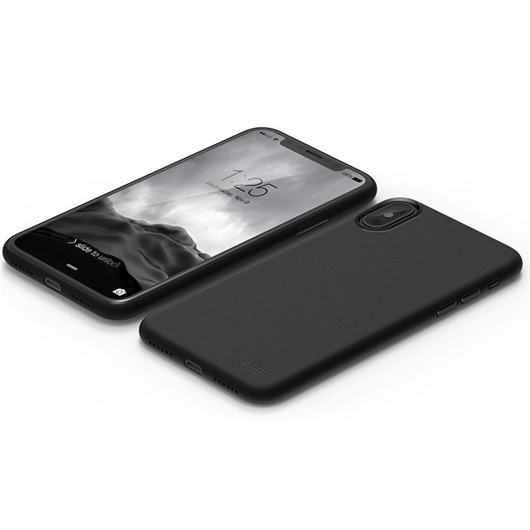 NXE Matte TPU Mobile Phone Protective Back Case for iPhone X/10 - Black-5