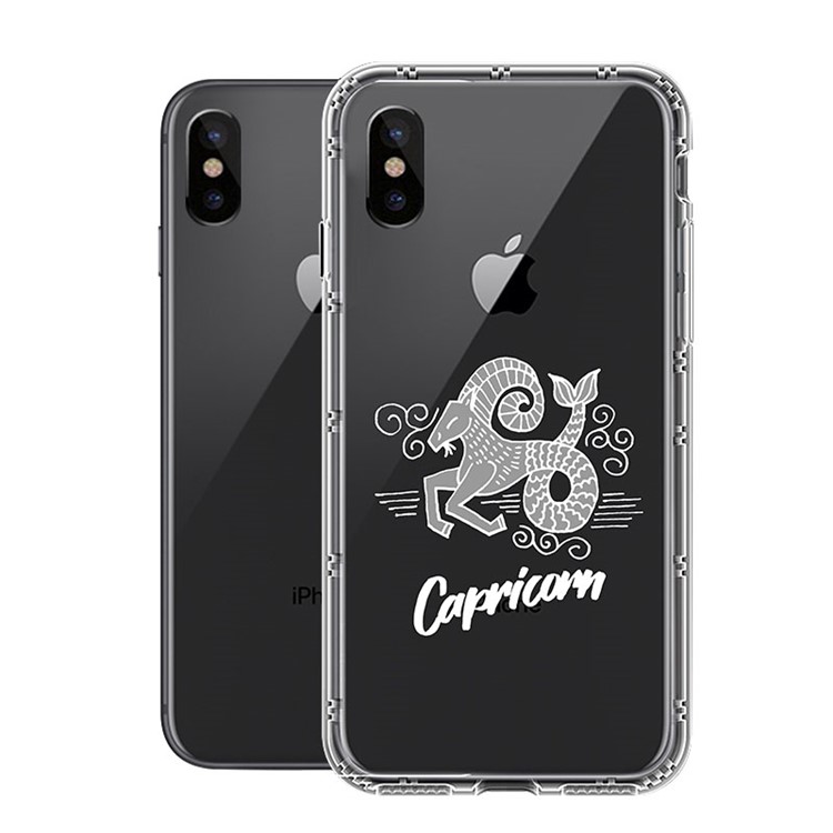 NXE Constellation Series TPU + PC Hybrid Case for iPhone X (Ten) - Capricorn-2