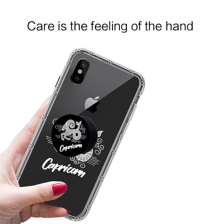 NXE Constellation Series TPU + PC Hybrid Case for iPhone X (Ten) - Capricorn-4