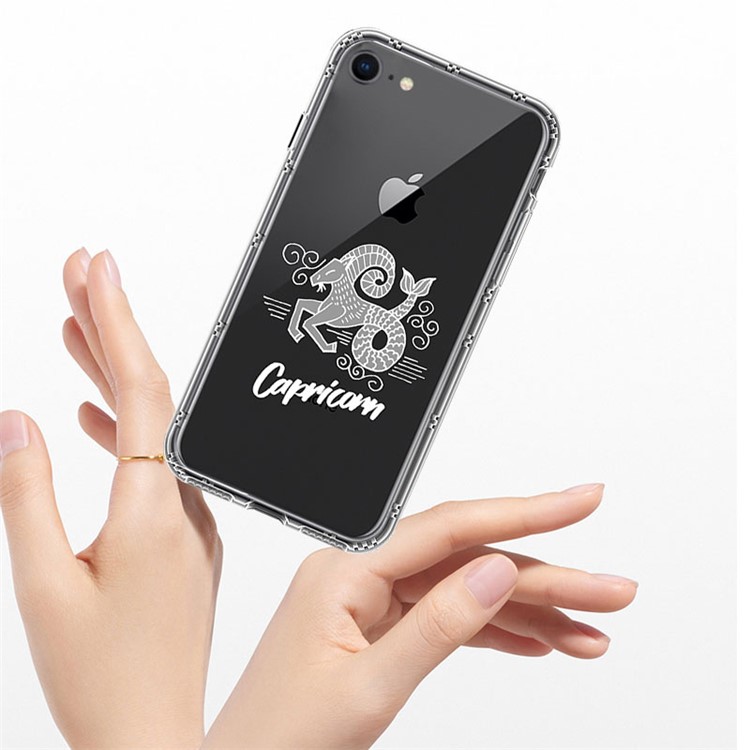 NXE Constellation Pattern PC + TPU Hybrid Case for iPhone 8/7 - Capricorn-5