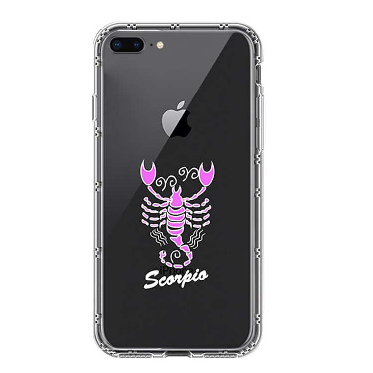 

NXE Constellation Series TPU + PC Hybrid Shell for iPhone 8 Plus / 7 Plus - Rose Color Scorpio