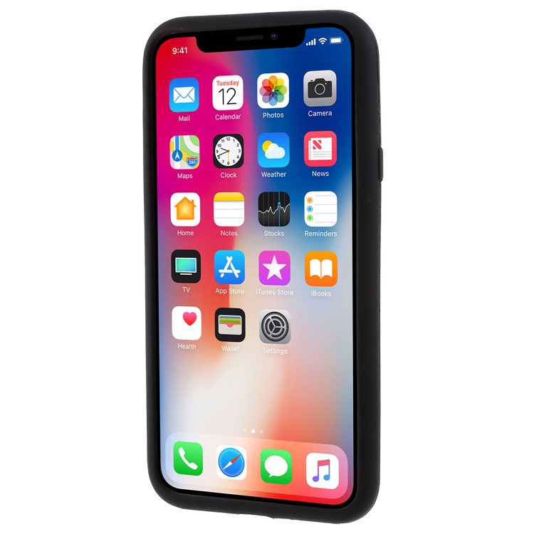 Game Boy Silicone Jelly Skin Case for iPhone X - Black-4