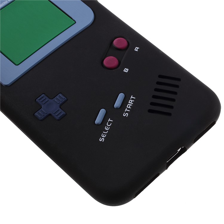 Game Boy Silicone Jelly Skin Case for iPhone X - Black-6