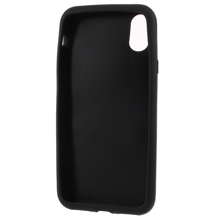 Game Boy Silicone Jelly Skin Case for iPhone X - Black-7