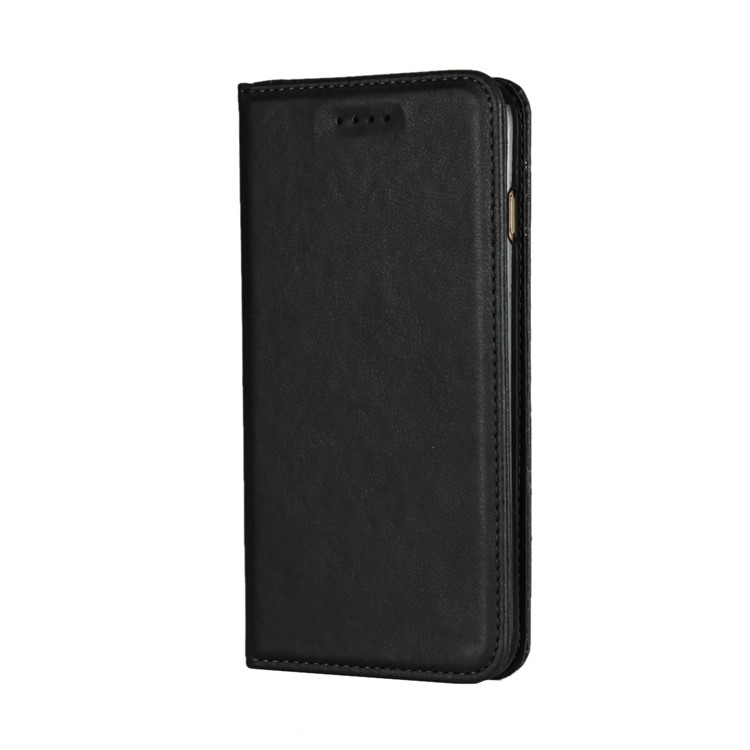 New Style PU Leather Stand Wallet Phone Case for iPhone 6s Plus / 6 Plus - Black-2