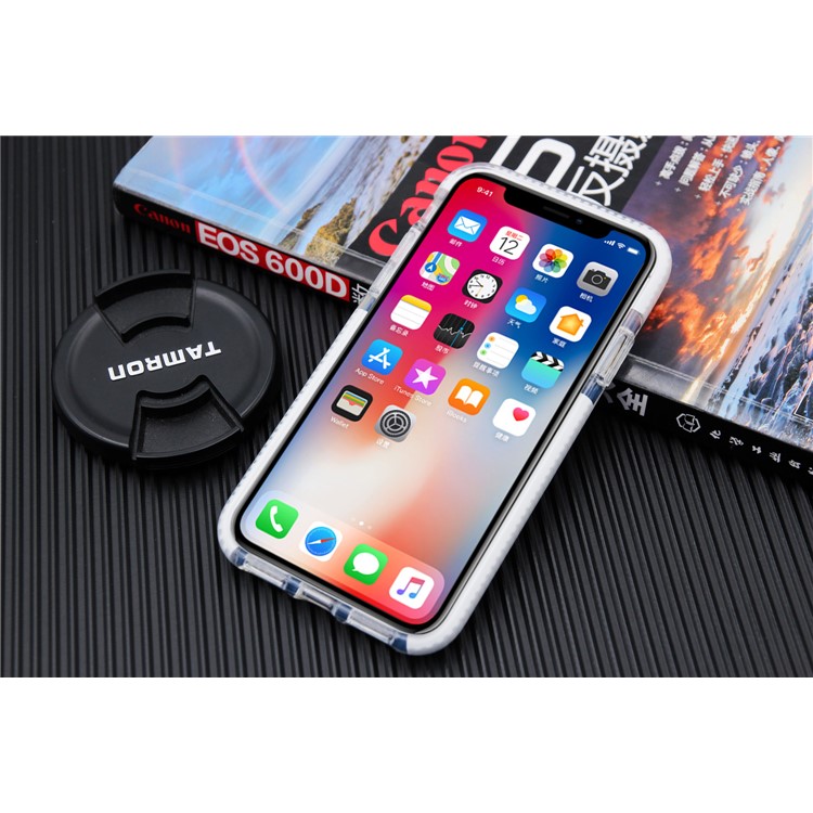 Chinese New Year Style Pattern Printing PC + TPU Hybrid Phone Case for iPhone X (Ten) 5.8 inch - White-5