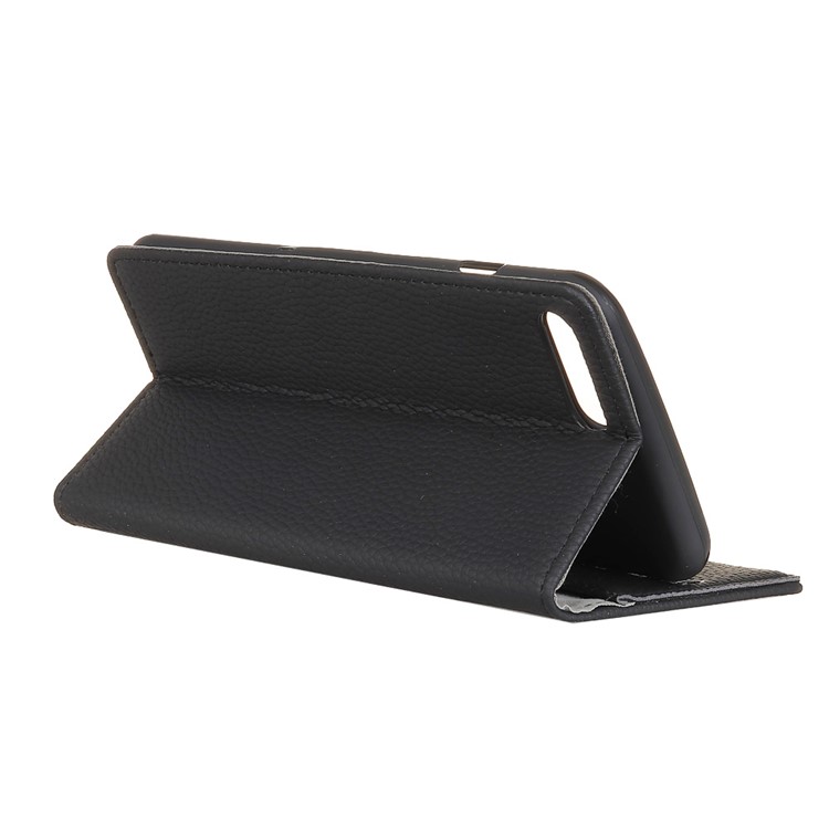 Litchi Texture PU Leather Wallet Stand Mobile Case for iPhone 8 Plus/7 Plus 5.5 inch - Black-3