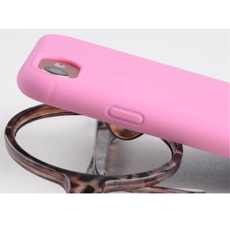 Pure Color Ultra-thin Matte TPU Back Casing for iPhone 8 / 7 4.7 inch - Rose-2