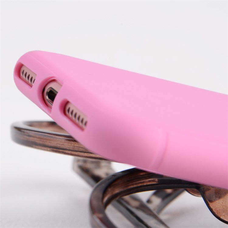 Pure Color Ultra-thin Matte TPU Back Casing for iPhone 8 / 7 4.7 inch - Rose-3