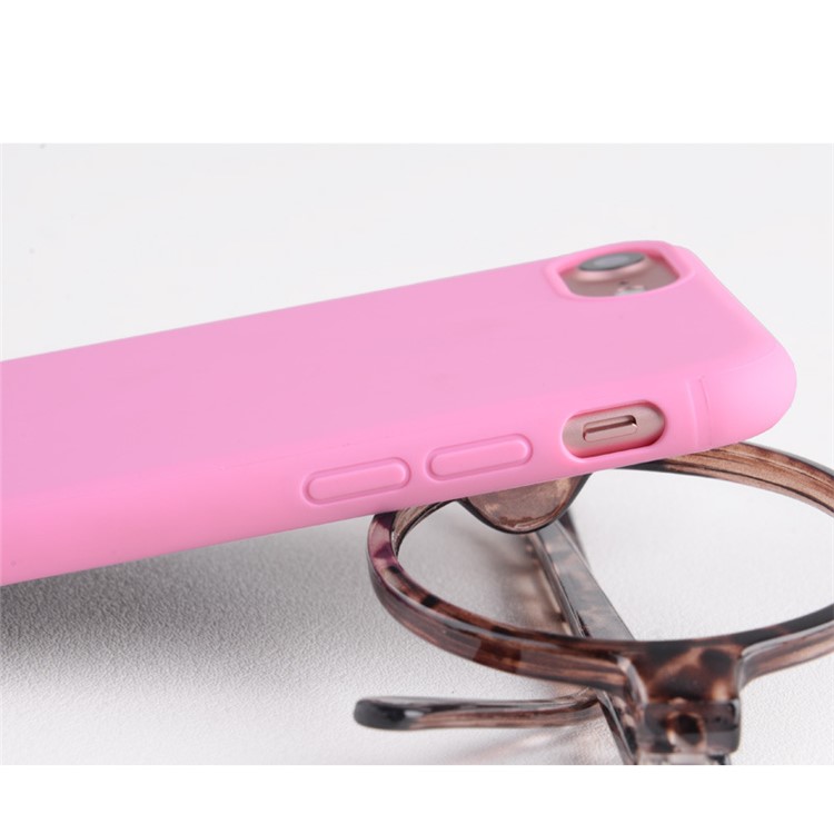 Pure Color Ultra-thin Matte TPU Back Casing for iPhone 8 / 7 4.7 inch - Rose-4