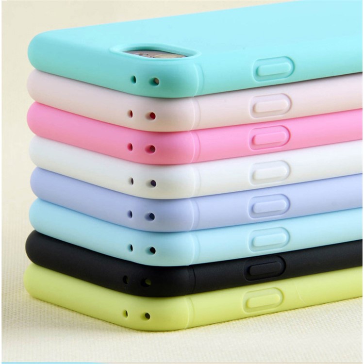 Pure Color Ultra-thin Matte TPU Back Casing for iPhone 8 / 7 4.7 inch - Rose-5