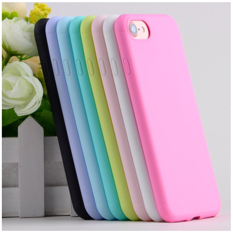 Pure Color Ultra-thin Matte TPU Back Casing for iPhone 8 / 7 4.7 inch - Rose-8