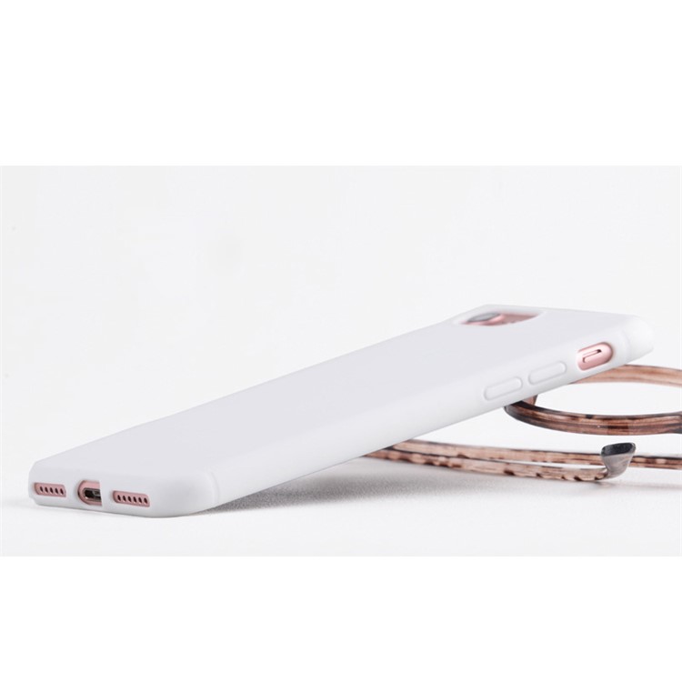 

Pure Color Ultra-thin Matte TPU Back Cover for iPhone 8 / 7 4.7 inch - White, iPhone 8