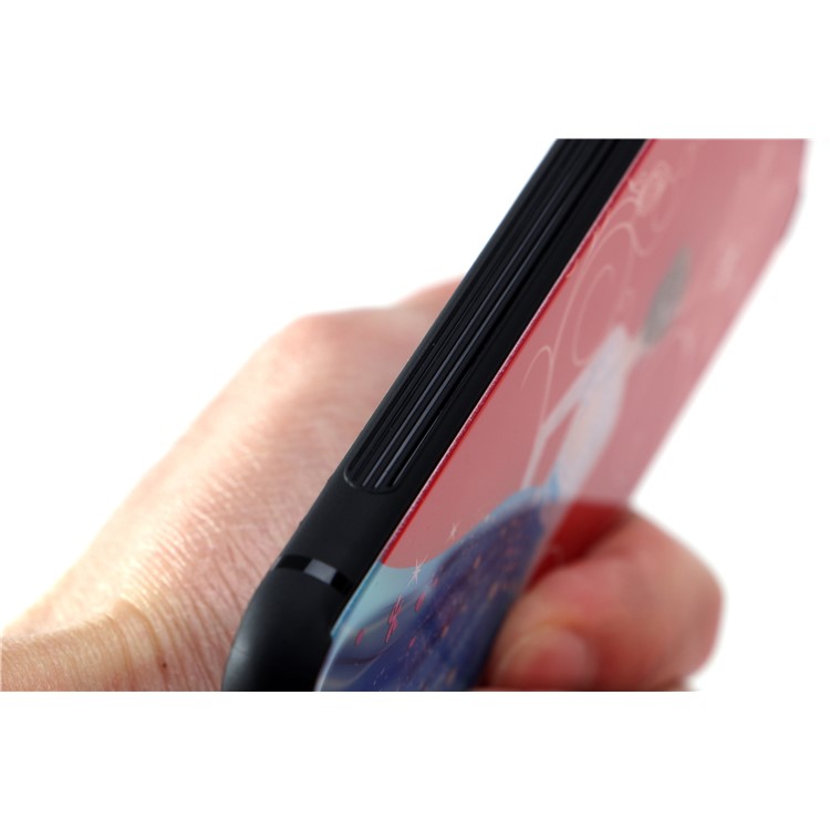Beauty Series 9H Tempered Glass Back + Soft TPU Edges Phone Case for iPhone 8/7 - Red Dress-8