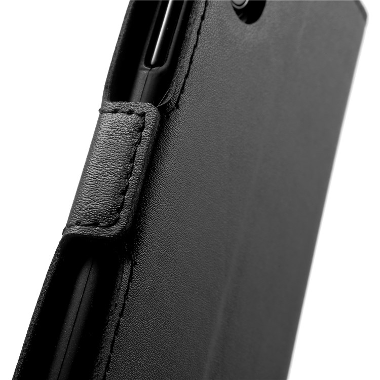 DOORMOON Genuine Leather Card Holder Stand Case for iPhone X/10 5.8 inch - Black-7