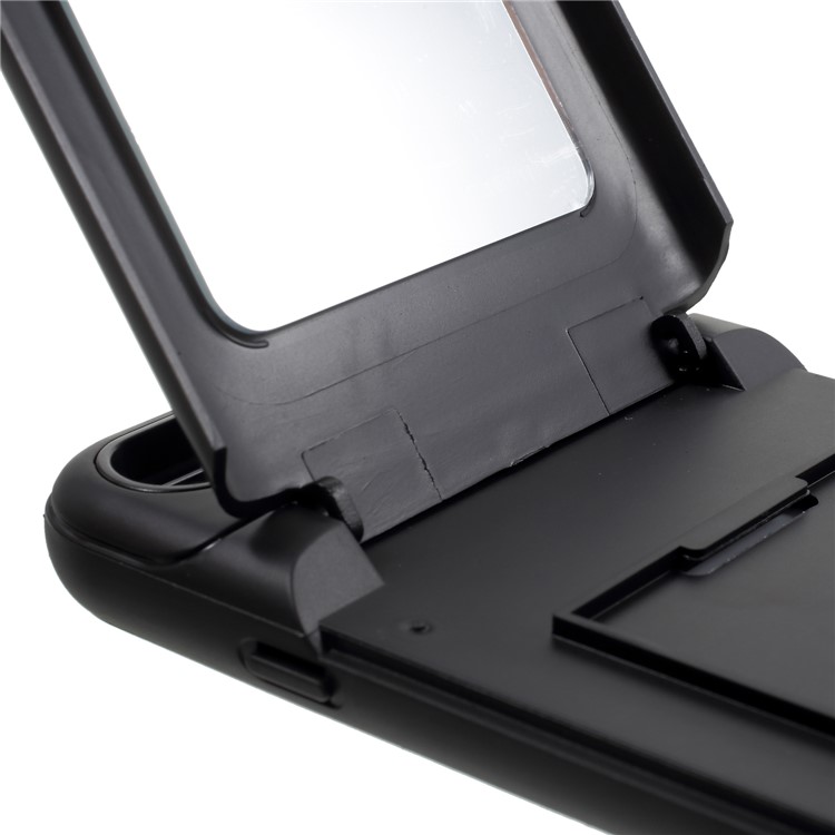 Card Slots Hard PC Back Casing with Mirror and Kickstand for iPhone 8 Plus / 7 Plus - Black-8