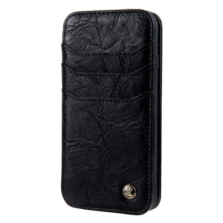 CMAI2 Retro Textured Leather Multi-slot Protective Case for iPhone 6s/6 4.7-inch - Black-3