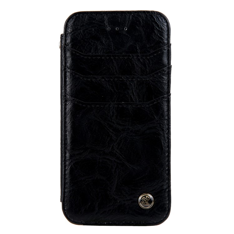 CMAI2 Retro Textured Leather Multi-slot Protective Case for iPhone 6s/6 4.7-inch - Black-5