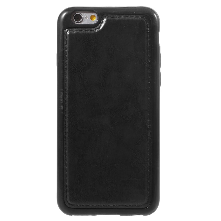 Crazy Horse Detachable 2 in 1 PU Leather Protective Case with Stand for iPhone 6 / 6s 4.7 inch - Black-8