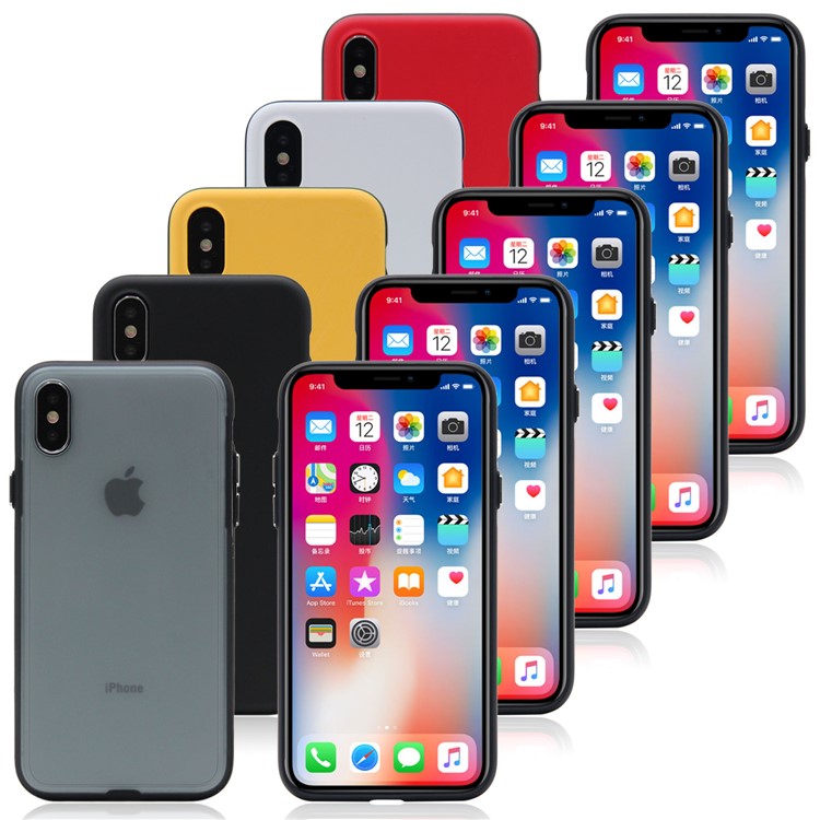 PC + TPU Drop-proof Phone Case for iPhone X /10 5.8 inch - Black-5
