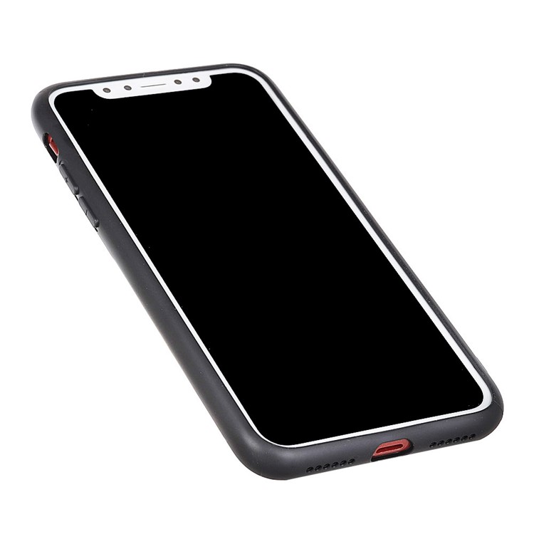 Pattern Printing Soft TPU Case for iPhone X - Long Hair Girl-5