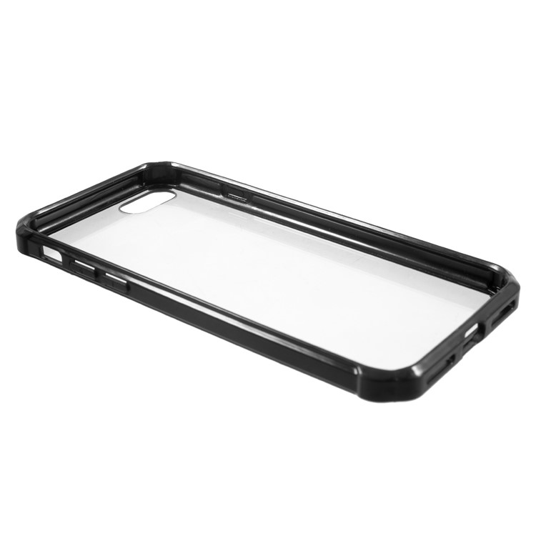 Drop-resistant PC + TPU Hybrid Phone Case for iPhone 8/7 - Black-6