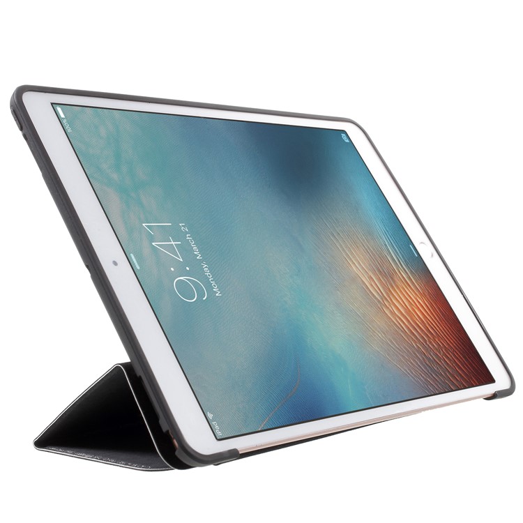Pattern Printing Tri-fold Stand Leather Case for iPad Pro 10.5-inch (2017) - Do Not Touch My Pad-5