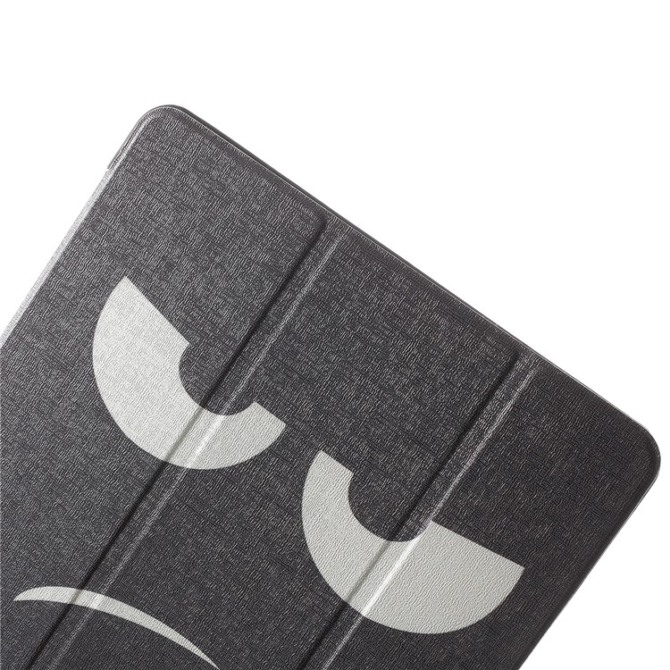 Pattern Printing Tri-fold Stand Leather Case for iPad Pro 10.5-inch (2017) - Do Not Touch My Pad-9
